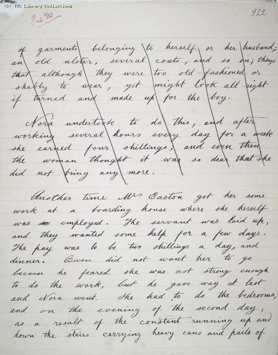 The Ragged Trousered Philanthropists - Manuscript, Page 922