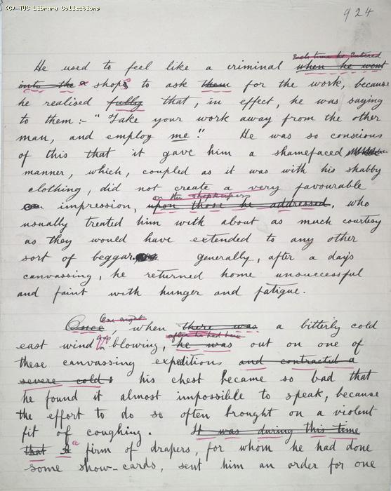 The Ragged Trousered Philanthropists - Manuscript, Page 924