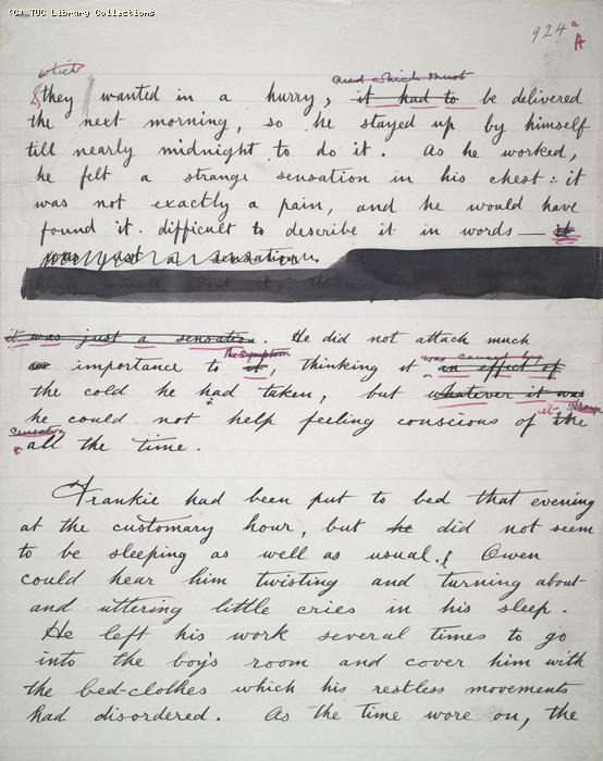 The Ragged Trousered Philanthropists - Manuscript, Page 924A