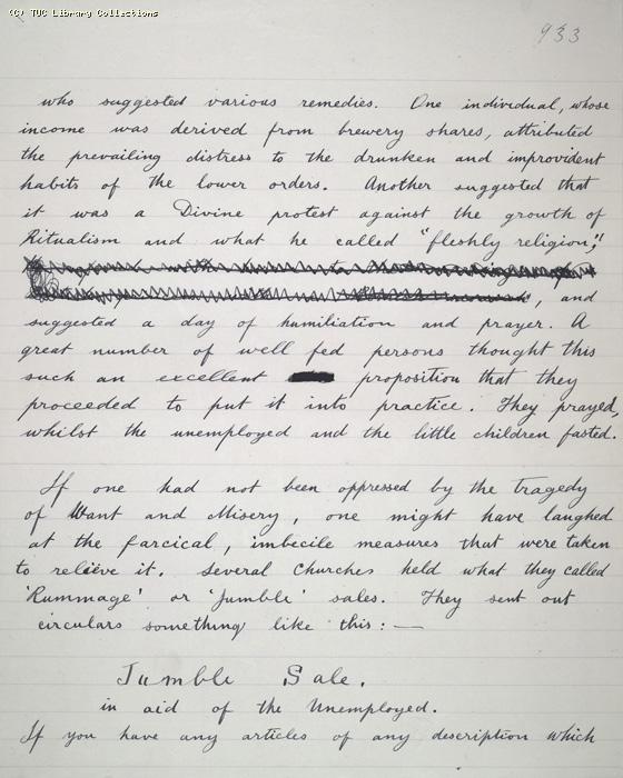 The Ragged Trousered Philanthropists - Manuscript, Page 933