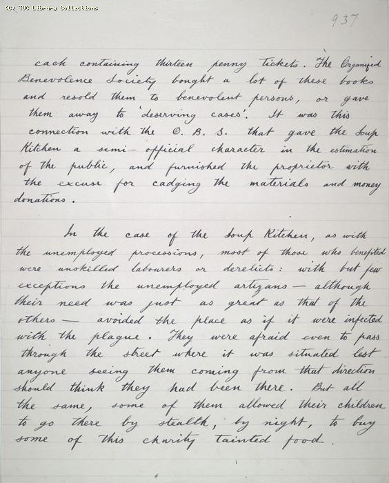 The Ragged Trousered Philanthropists - Manuscript, Page 937
