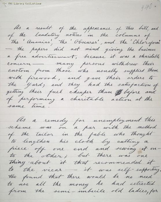 The Ragged Trousered Philanthropists - Manuscript, Page 940
