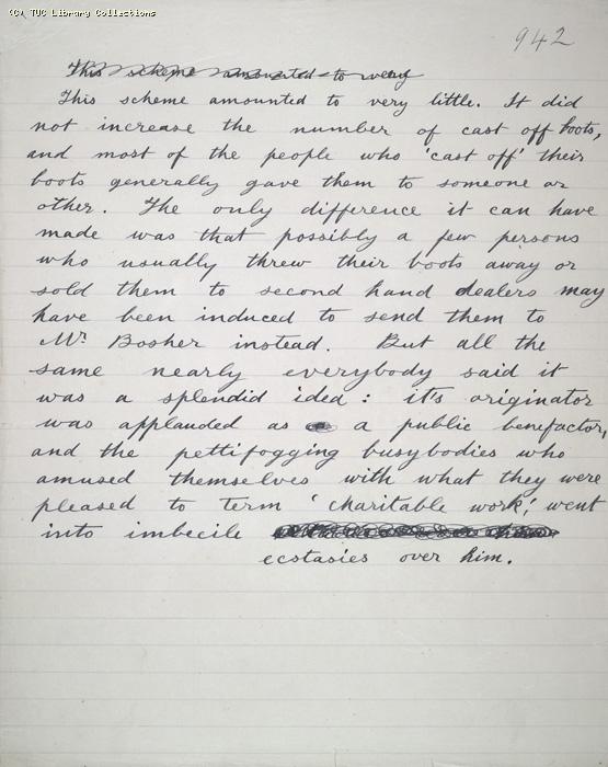 The Ragged Trousered Philanthropists - Manuscript, Page 942