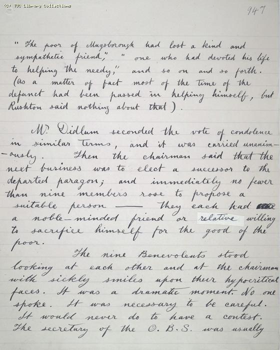 The Ragged Trousered Philanthropists - Manuscript, Page 947