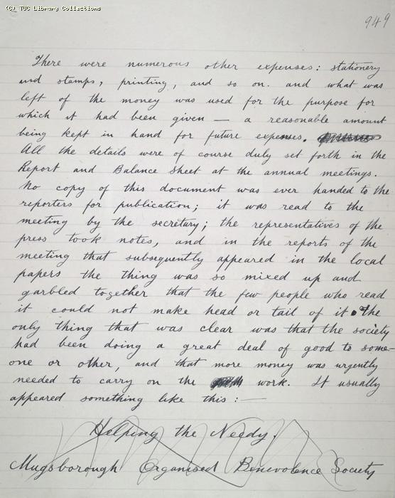 The Ragged Trousered Philanthropists - Manuscript, Page 949