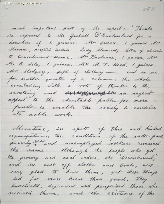 The Ragged Trousered Philanthropists - Manuscript, Page 953