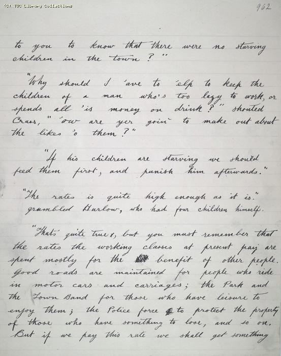 The Ragged Trousered Philanthropists - Manuscript, Page 962