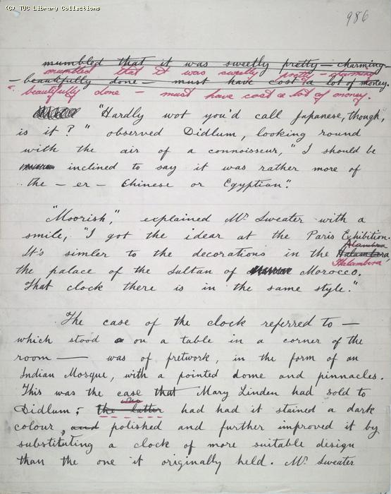 The Ragged Trousered Philanthropists - Manuscript, Page 986