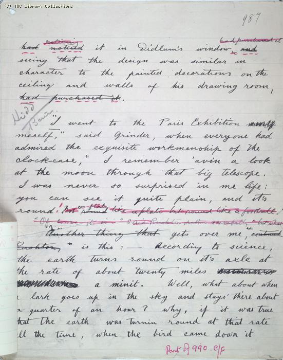 The Ragged Trousered Philanthropists - Manuscript, Page 987b