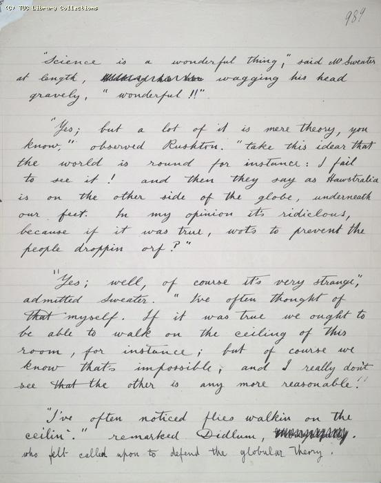 The Ragged Trousered Philanthropists - Manuscript, Page 989