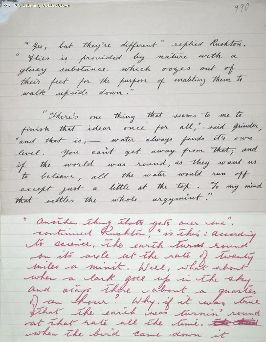 The Ragged Trousered Philanthropists - Manuscript, Page 990
