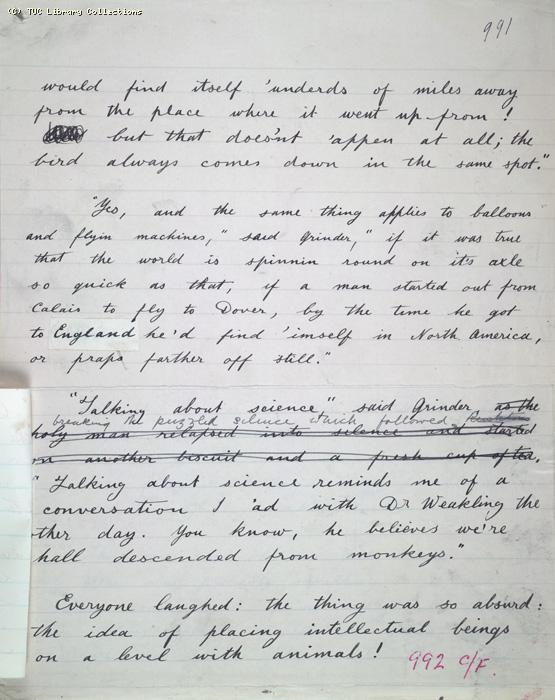 The Ragged Trousered Philanthropists - Manuscript, Page 991b