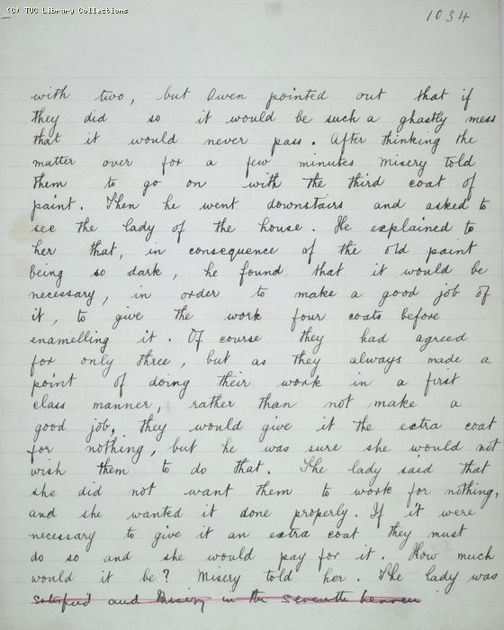 The Ragged Trousered Philanthropists - Manuscript, Page 1034