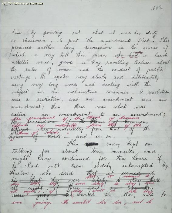 The Ragged Trousered Philanthropists - Manuscript, Page 1062