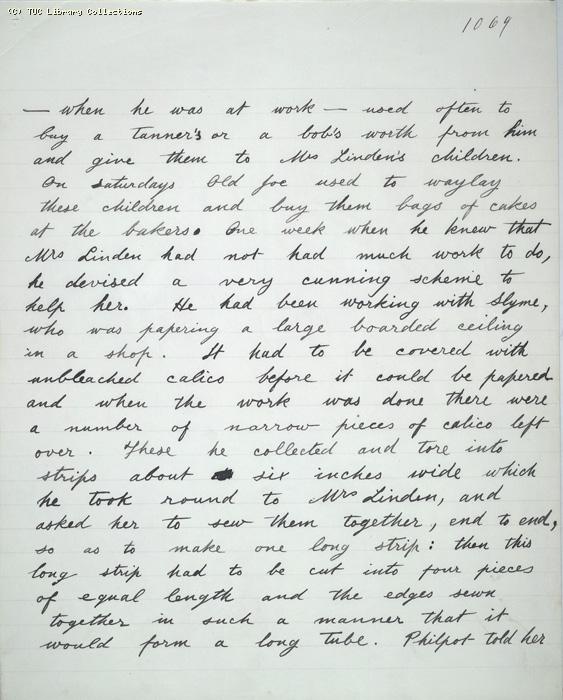 The Ragged Trousered Philanthropists - Manuscript, Page 1069