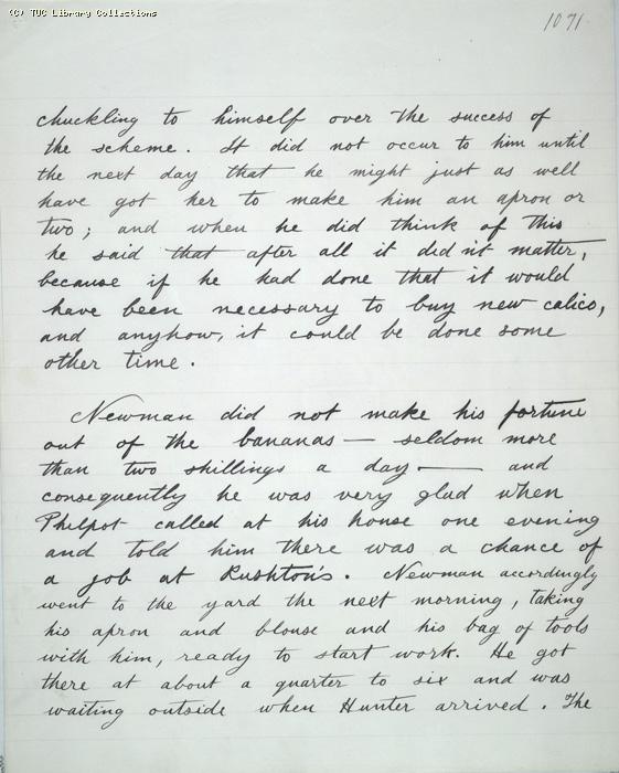 The Ragged Trousered Philanthropists - Manuscript, Page 1071