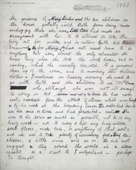The Ragged Trousered Philanthropists - Manuscript, Page 1080