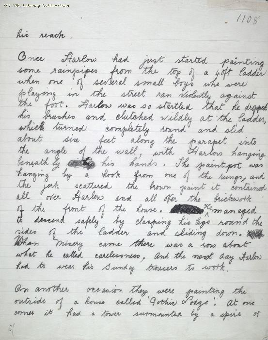 The Ragged Trousered Philanthropists - Manuscript, Page 1108