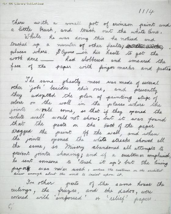 The Ragged Trousered Philanthropists - Manuscript, Page 1114