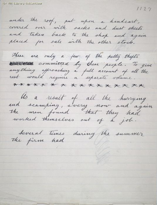The Ragged Trousered Philanthropists - Manuscript, Page 1127