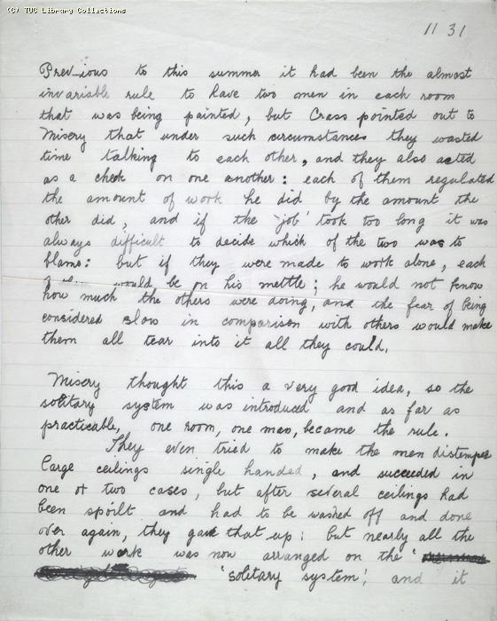 The Ragged Trousered Philanthropists - Manuscript, Page 1131