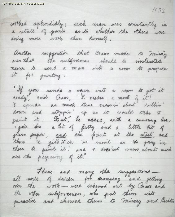 The Ragged Trousered Philanthropists - Manuscript, Page 1132