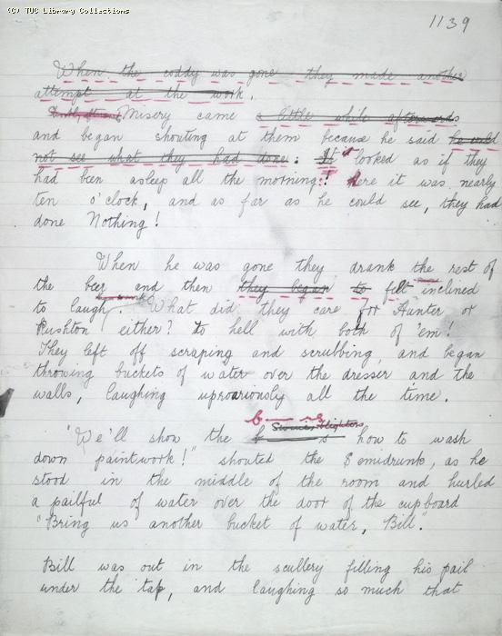The Ragged Trousered Philanthropists - Manuscript, Page 1139