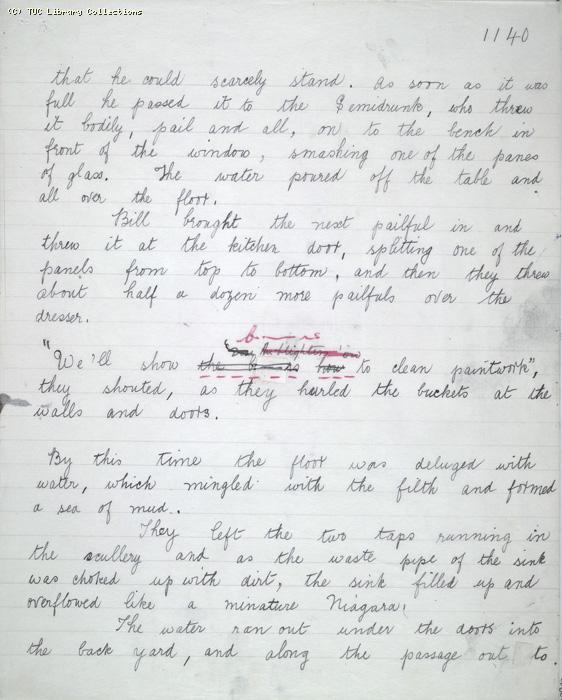 The Ragged Trousered Philanthropists - Manuscript, Page 1140