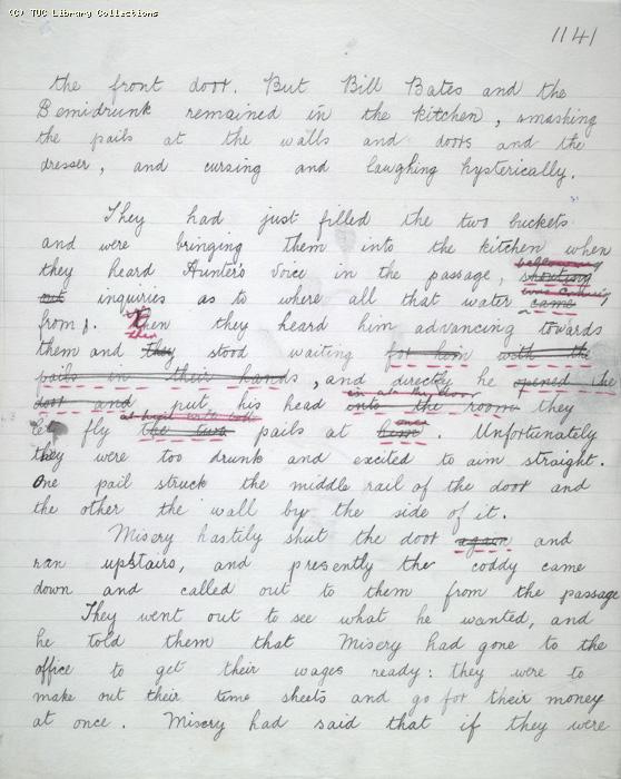 The Ragged Trousered Philanthropists - Manuscript, Page 1141