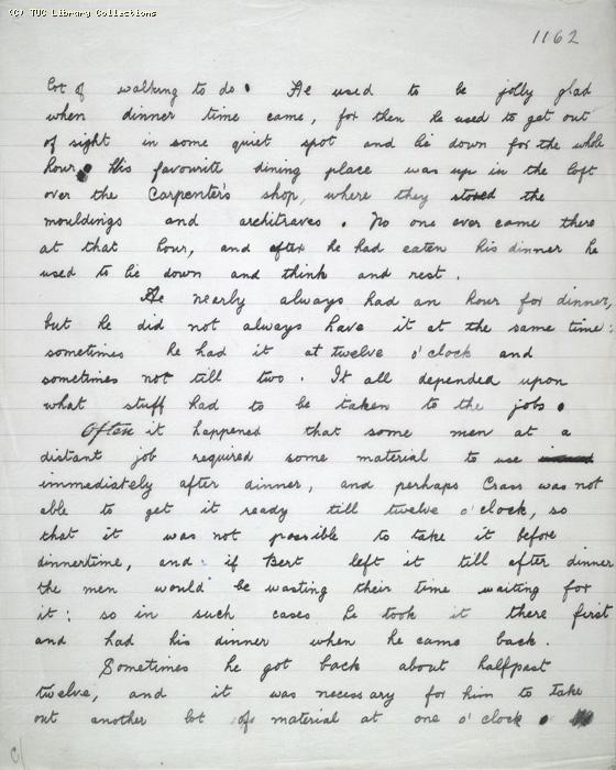 The Ragged Trousered Philanthropists - Manuscript, Page 1162