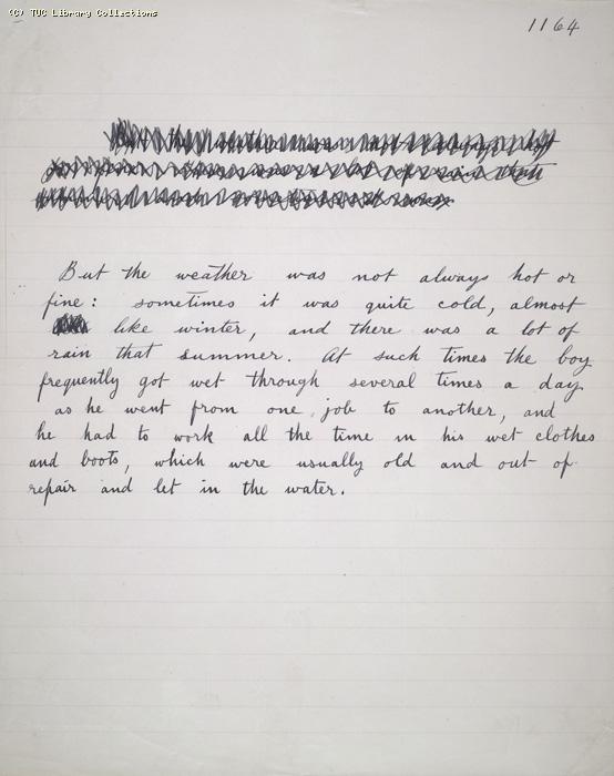 The Ragged Trousered Philanthropists - Manuscript, Page 1164