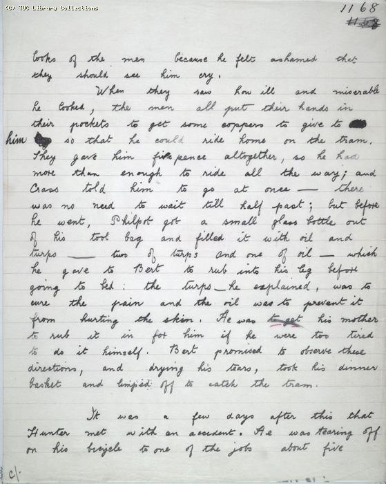 The Ragged Trousered Philanthropists - Manuscript, Page 1168