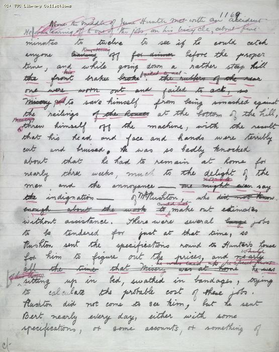 The Ragged Trousered Philanthropists - Manuscript, Page 1169