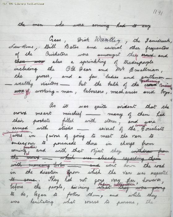 The Ragged Trousered Philanthropists - Manuscript, Page 1191