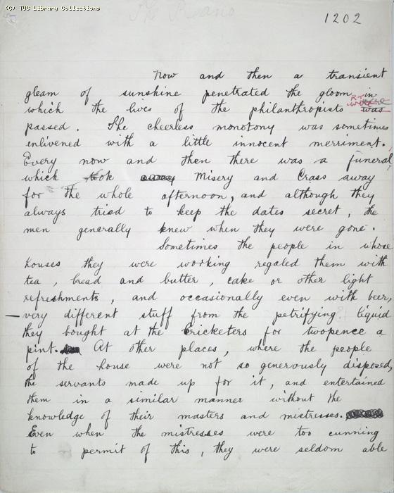 The Ragged Trousered Philanthropists - Manuscript, Page 1202