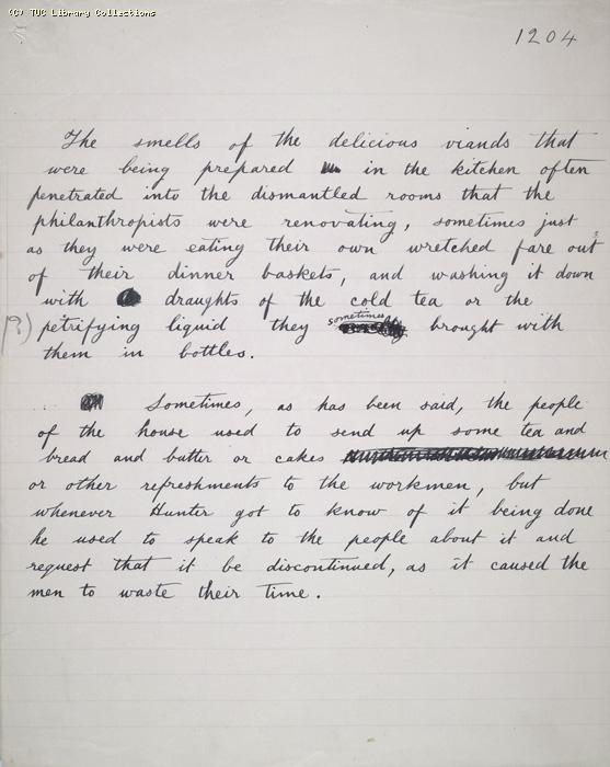 The Ragged Trousered Philanthropists - Manuscript, Page 1204