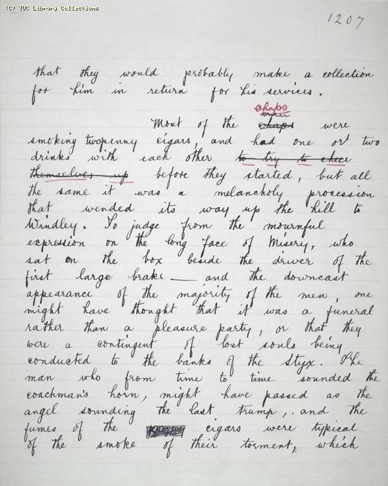 The Ragged Trousered Philanthropists - Manuscript, Page 1207
