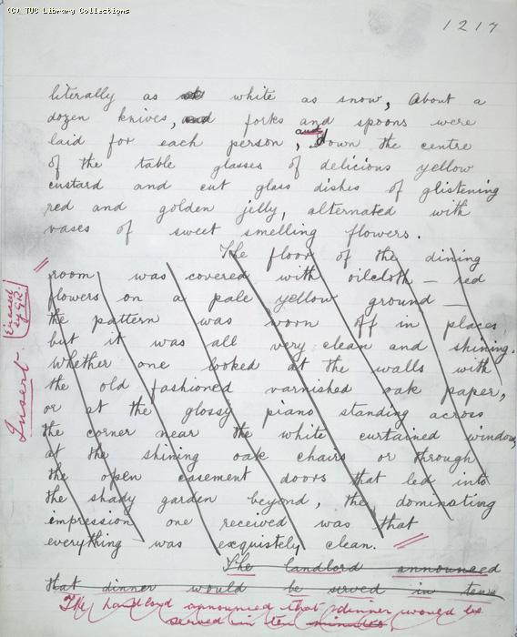 The Ragged Trousered Philanthropists - Manuscript, Page 1217