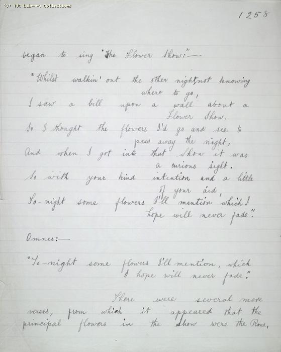 The Ragged Trousered Philanthropists - Manuscript, Page 1258