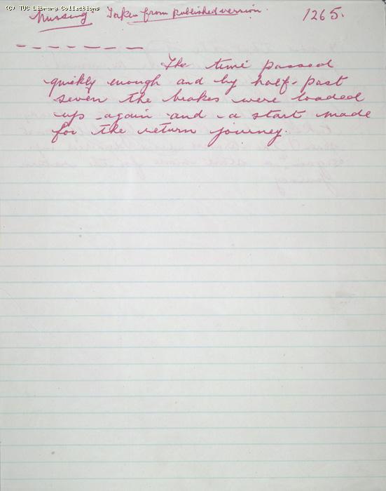 The Ragged Trousered Philanthropists - Manuscript, Page 1265