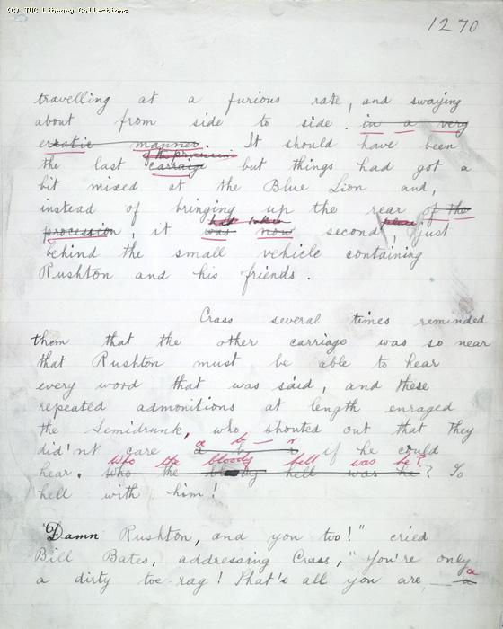 The Ragged Trousered Philanthropists - Manuscript, Page 1270
