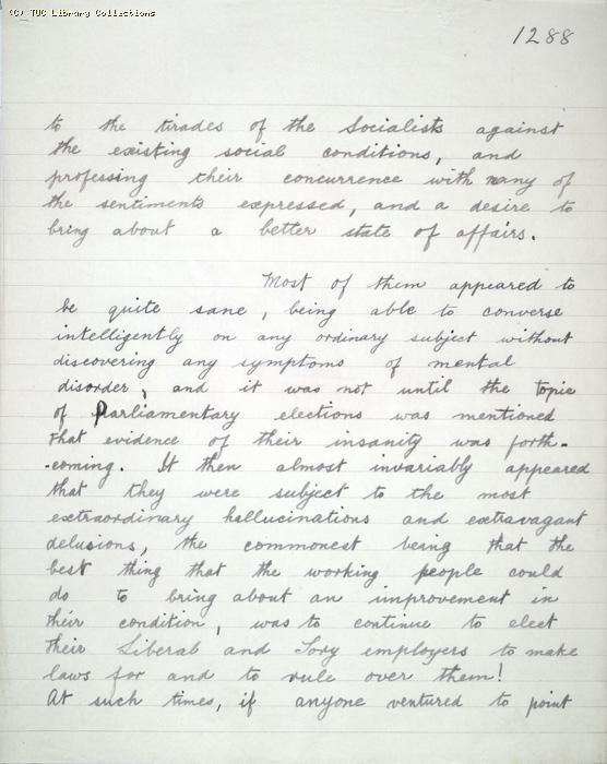 The Ragged Trousered Philanthropists - Manuscript, Page 1288