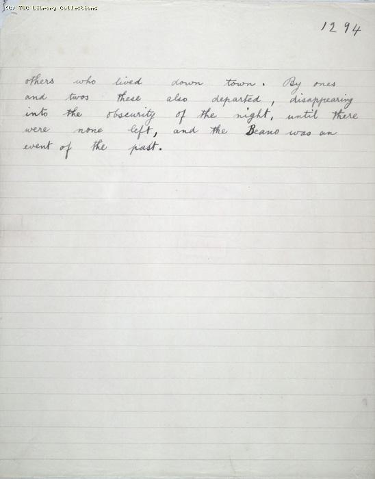 The Ragged Trousered Philanthropists - Manuscript, Page 1294