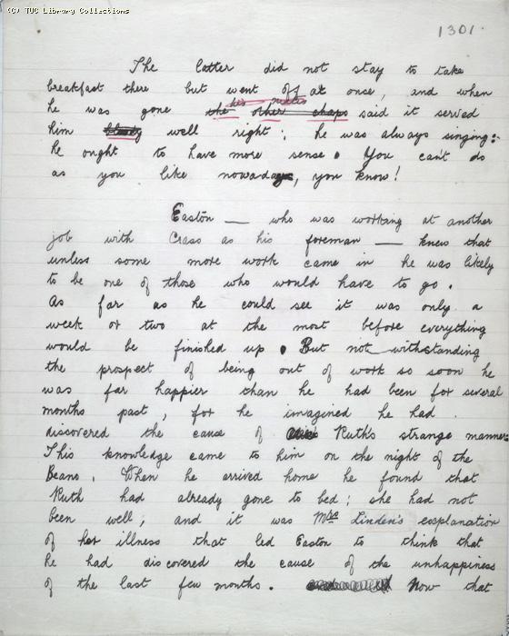 The Ragged Trousered Philanthropists - Manuscript, Page 1301