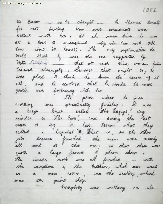 The Ragged Trousered Philanthropists - Manuscript, Page 1302