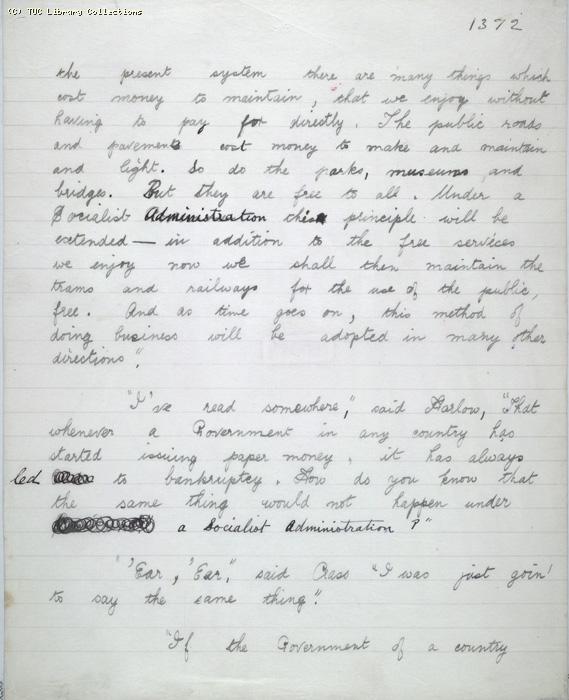 The Ragged Trousered Philanthropists - Manuscript, Page 1372