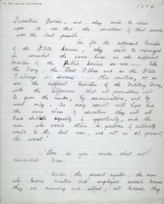 The Ragged Trousered Philanthropists - Manuscript, Page 1376