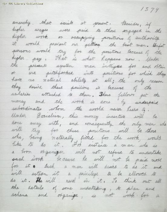 The Ragged Trousered Philanthropists - Manuscript, Page 1379