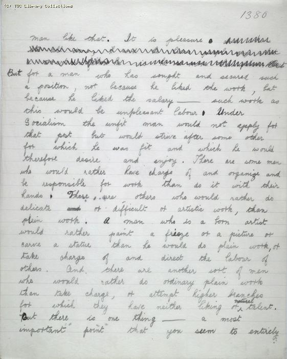 The Ragged Trousered Philanthropists - Manuscript, Page 1380