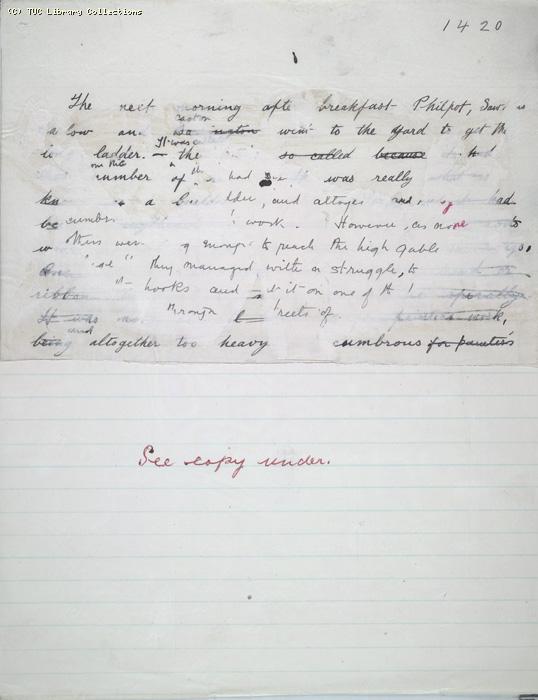 The Ragged Trousered Philanthropists - Manuscript, Page 1420